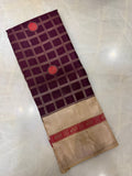 Premium Pure Mix Mysore Crepe Silk Saree (Washable) - Kanjeevaram Silk Mandir