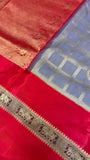 Premium Pure Mix Mysore Crepe Silk Saree (Washable) - Kanjeevaram Silk Mandir