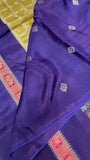 Premium Pure Mix Mysore Crepe Silk Saree (Washable) - Kanjeevaram Silk Mandir
