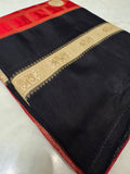 Premium Pure Mix Mysore Crepe Silk Saree (Washable) - Kanjeevaram Silk Mandir