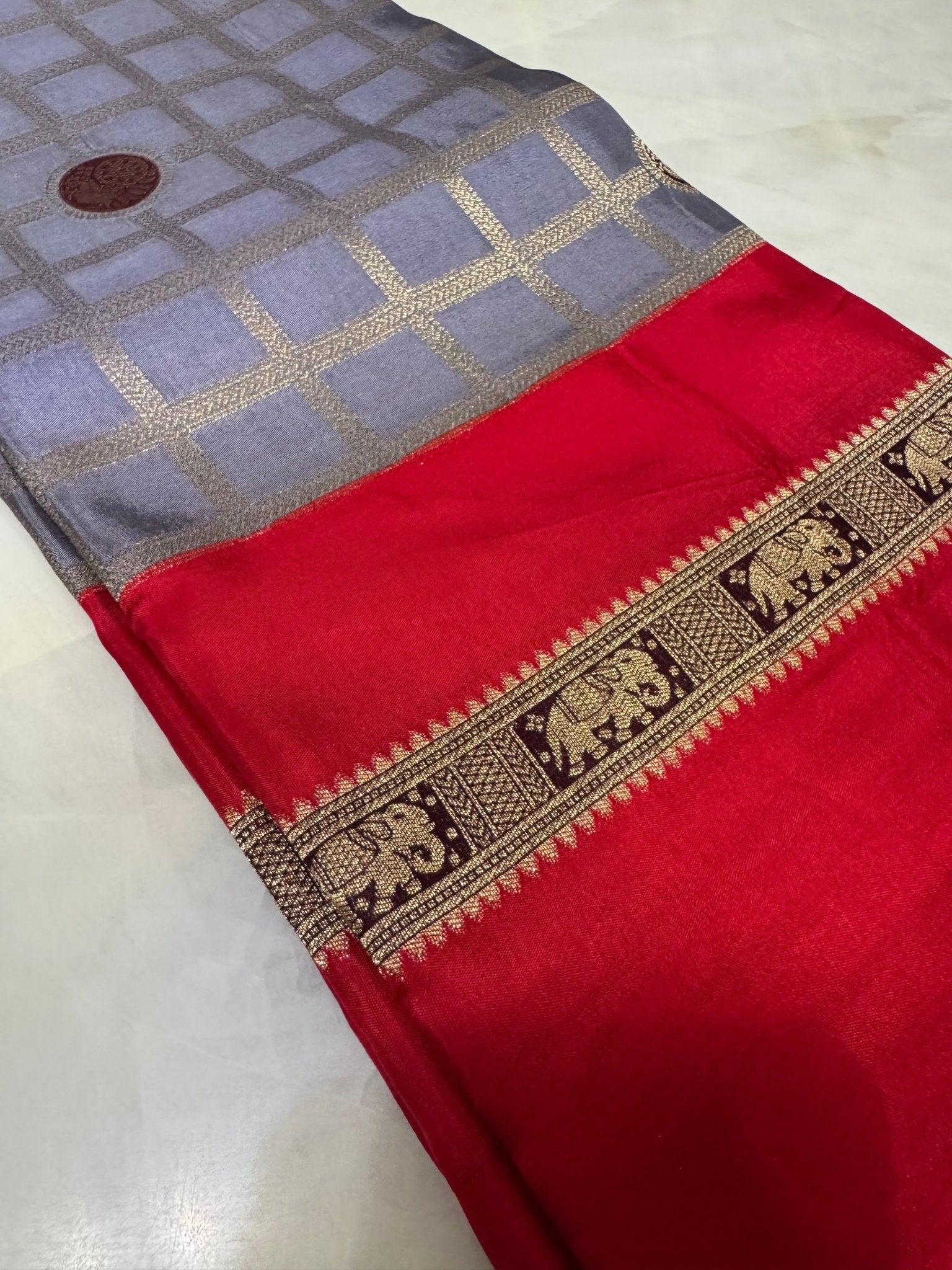 Premium Pure Mix Mysore Crepe Silk Saree (Washable) - Kanjeevaram Silk Mandir
