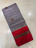 Premium Pure Mix Mysore Crepe Silk Saree (Washable) - Kanjeevaram Silk Mandir