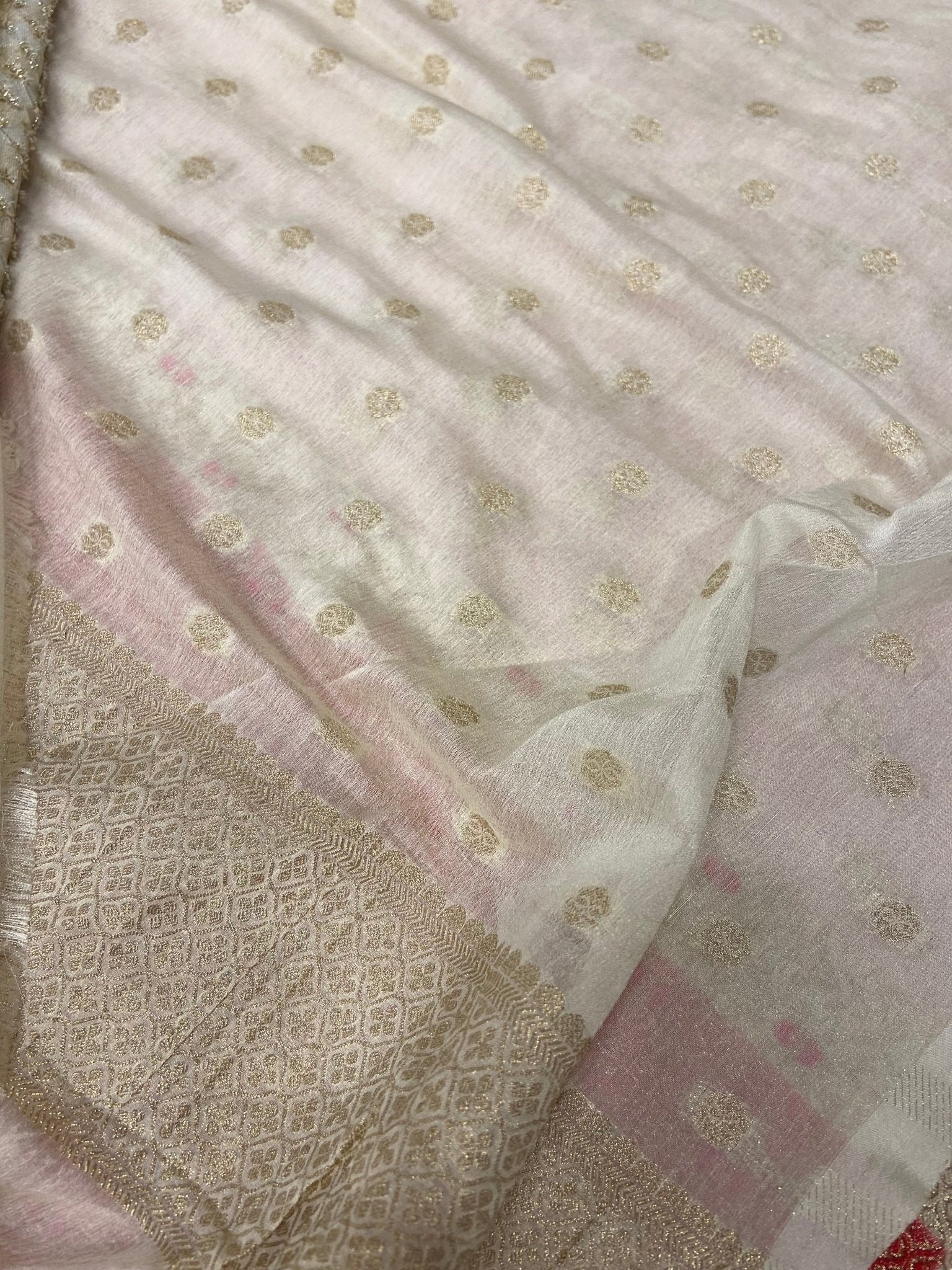 Premium Quality Crush Crepe Georgette - Kanjeevaram Silk Mandir