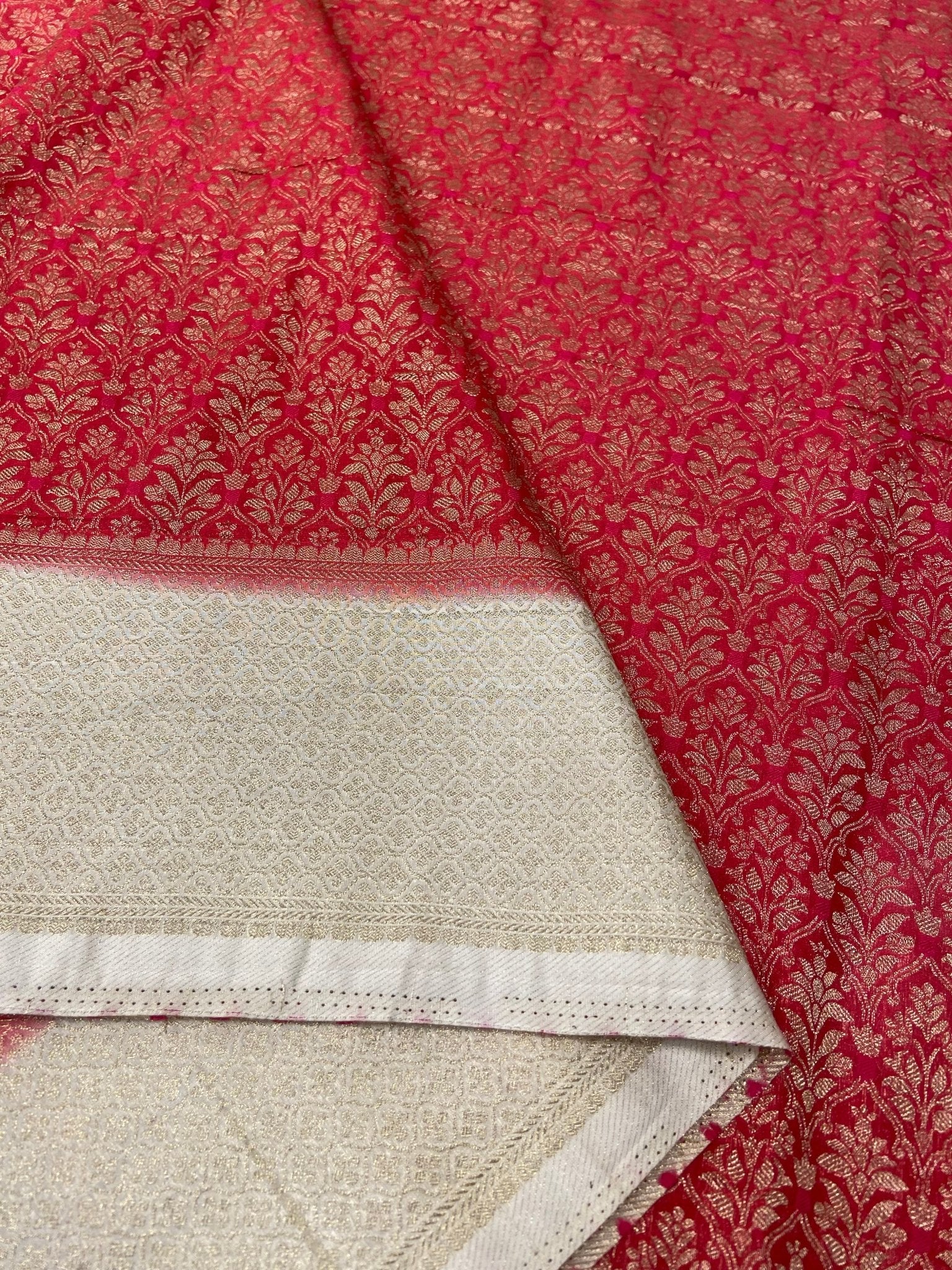 Premium Quality Crush Crepe Georgette - Kanjeevaram Silk Mandir