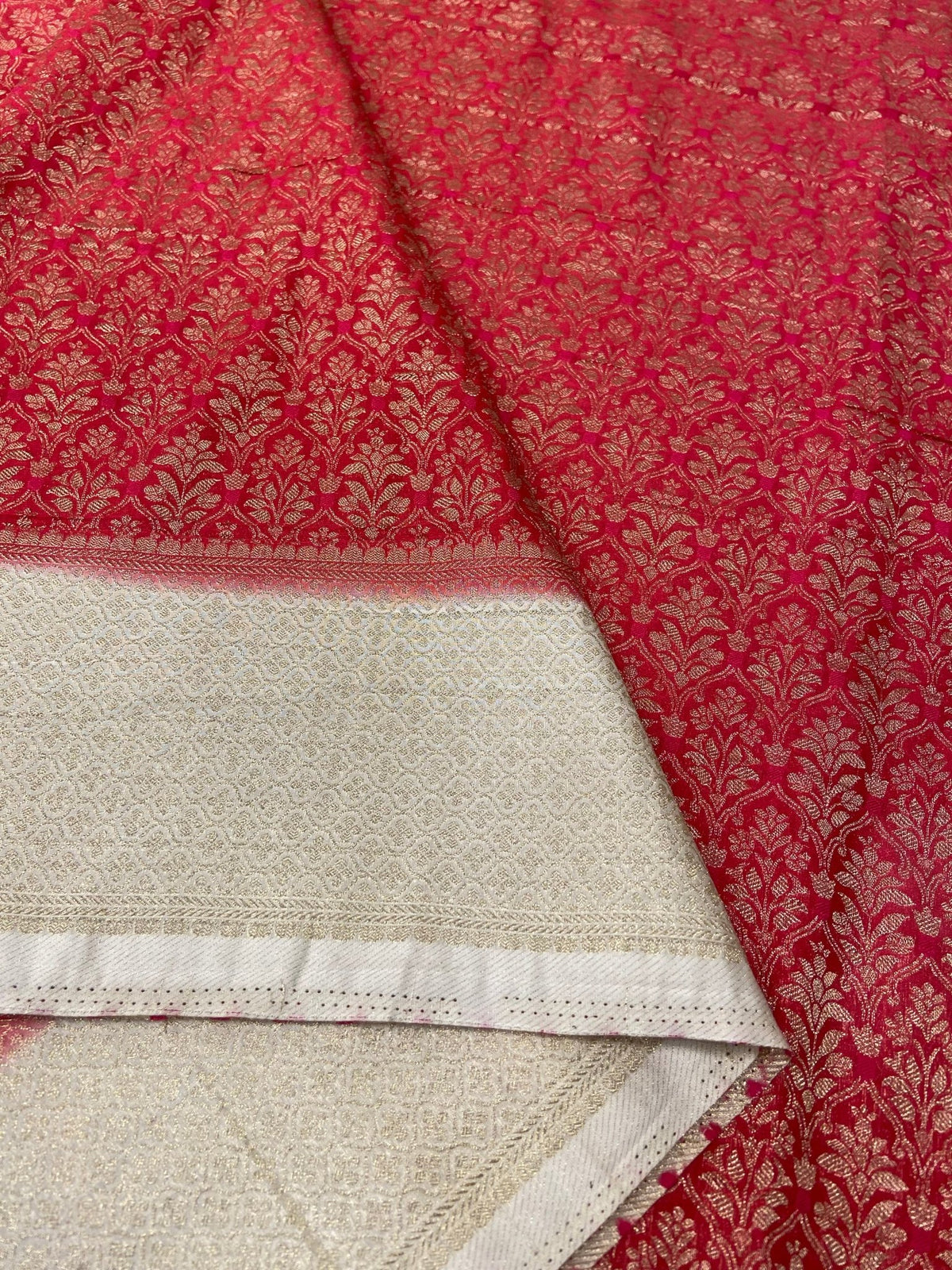Premium Quality Crush Crepe Georgette - Kanjeevaram Silk Mandir