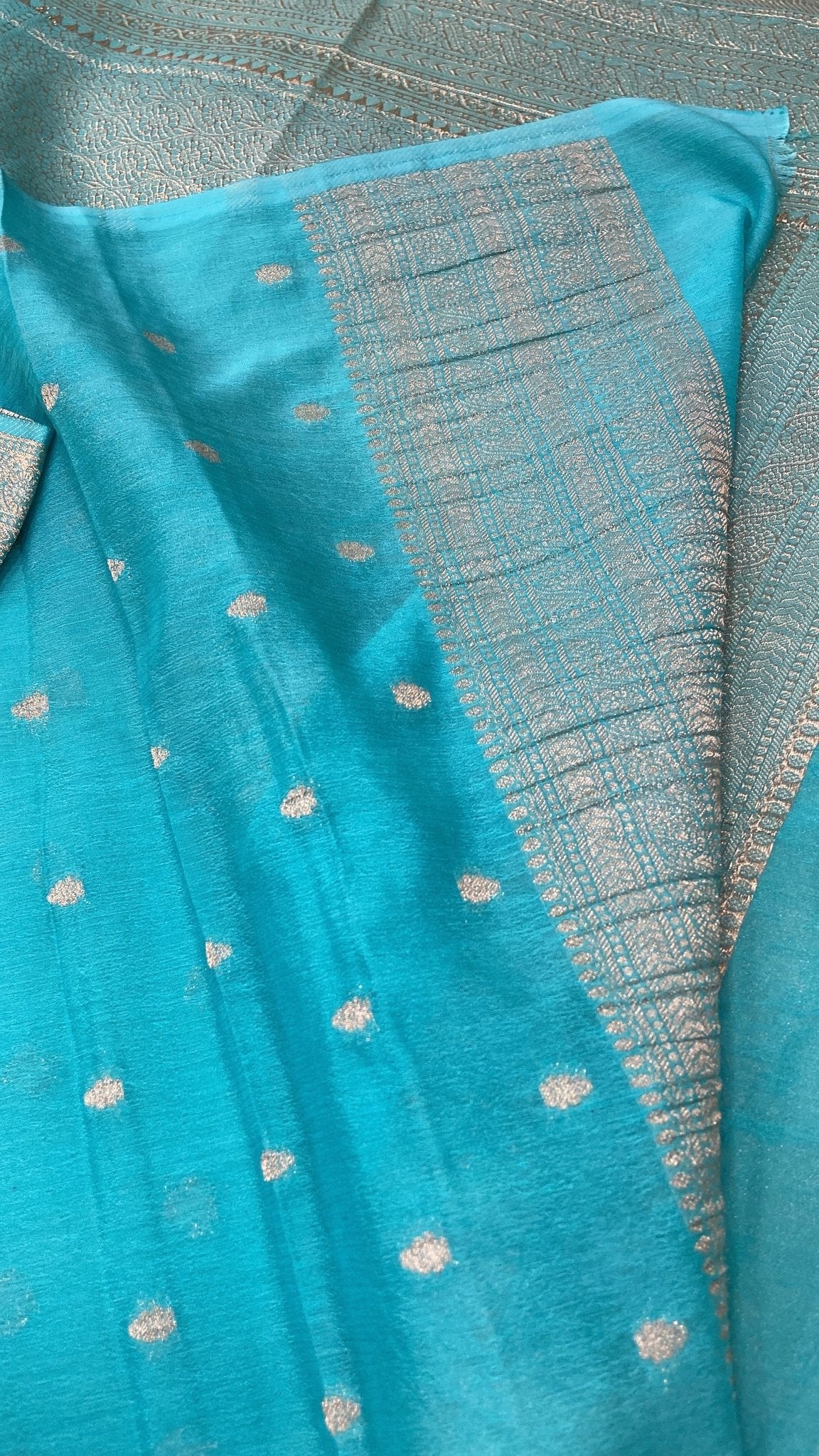 Premium Quality Crush Crepe Georgette - Kanjeevaram Silk Mandir