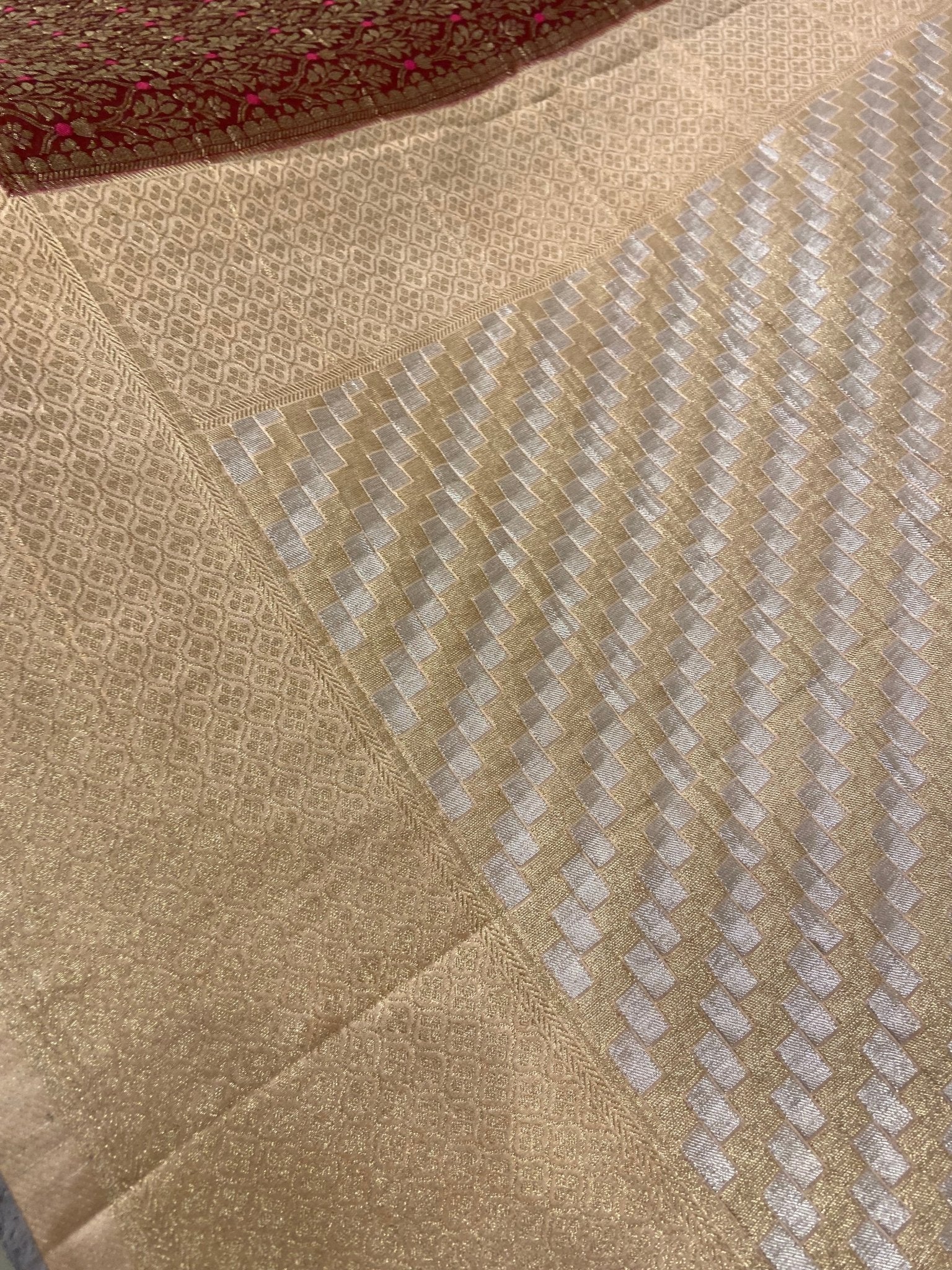 Premium Quality Crush Crepe Georgette - Kanjeevaram Silk Mandir