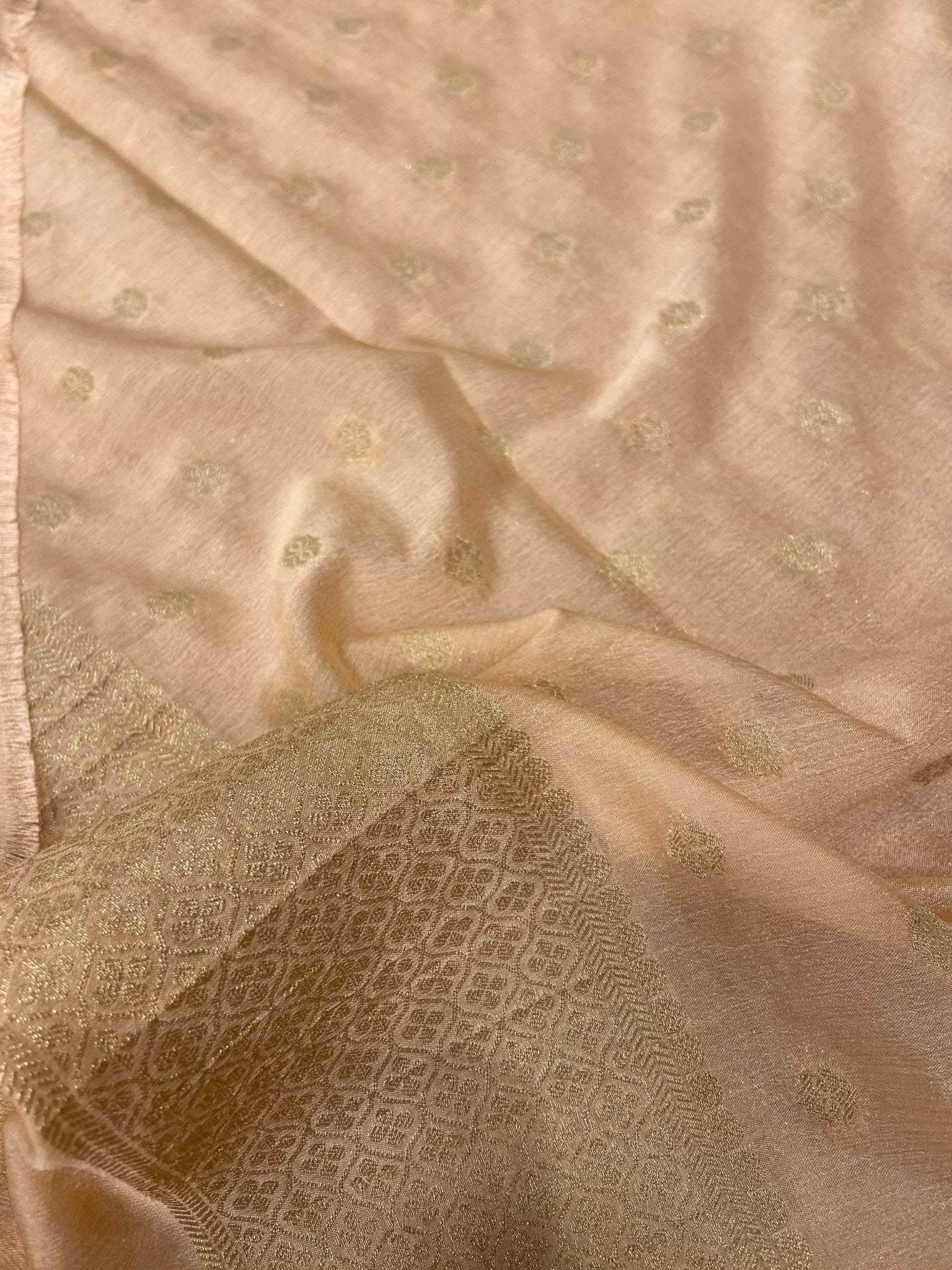 Premium Quality Crush Crepe Georgette - Kanjeevaram Silk Mandir