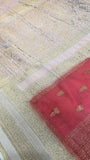 Premium quality wrinkle crepe silk saree - Kanjeevaram Silk Mandir