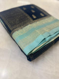 Premium quality wrinkle crepe silk saree - Kanjeevaram Silk Mandir