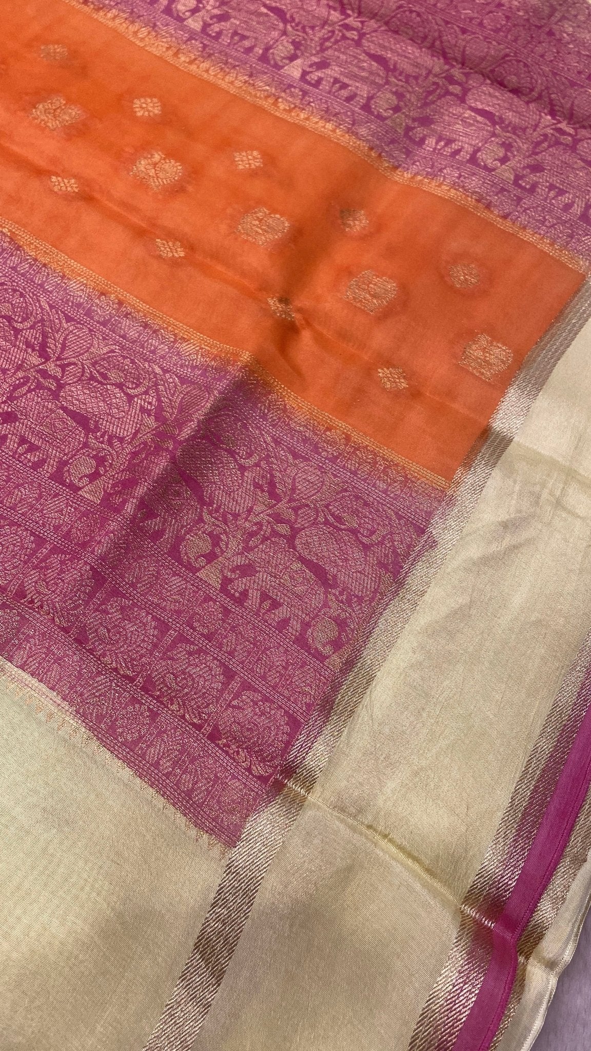 Premium Rangkat Saree - Kanjeevaram Silk Mandir