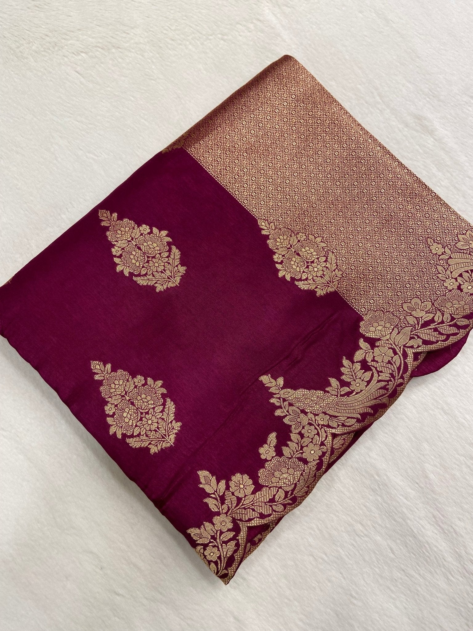 Premium Raw Mango Silk Saree - Kanjeevaram Silk Mandir