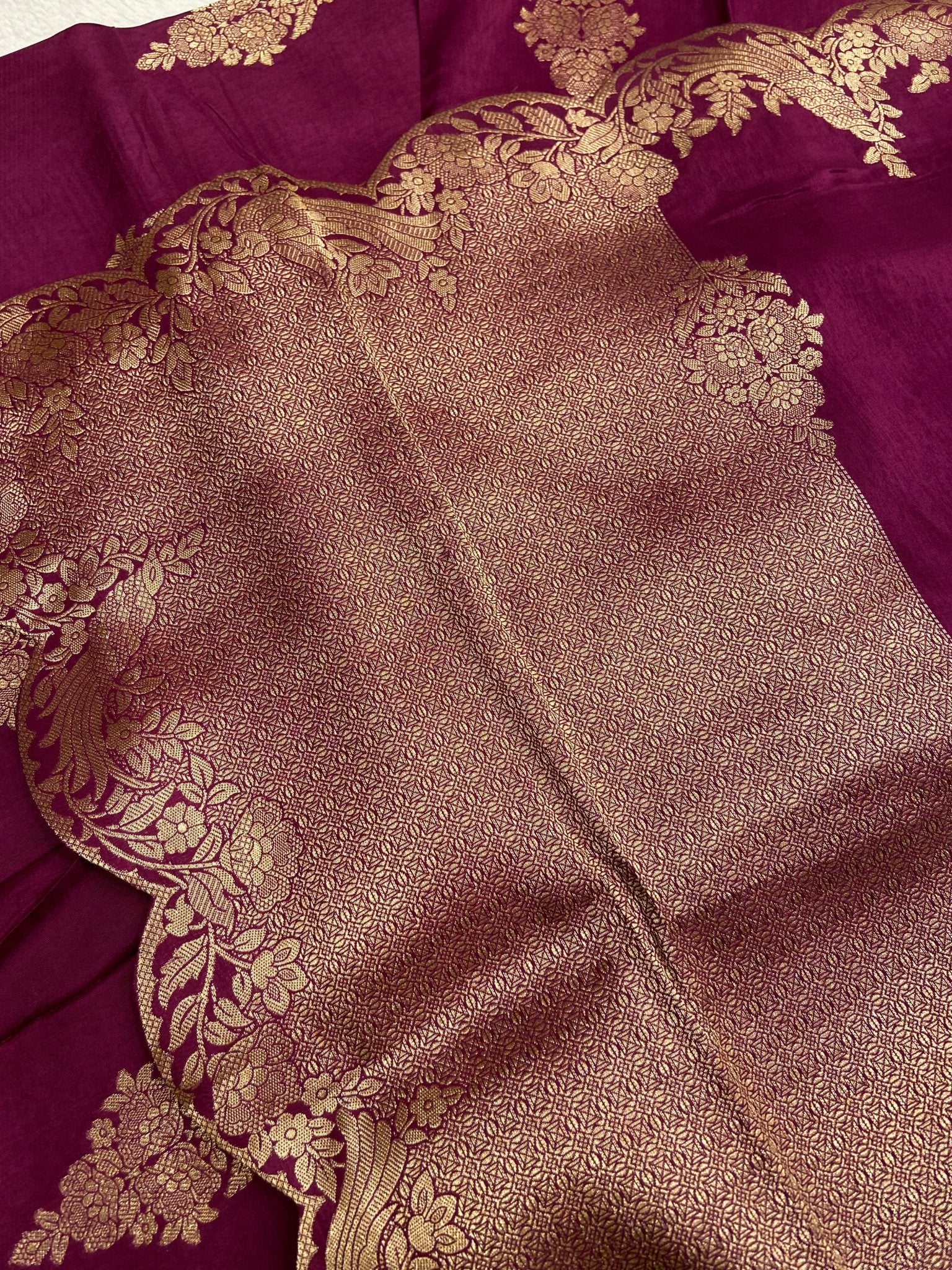 Premium Raw Mango Silk Saree - Kanjeevaram Silk Mandir
