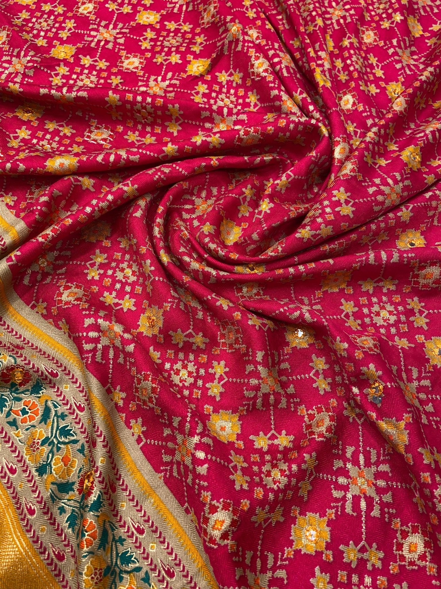 Premium Royal Patola Saree - Kanjeevaram Silk Mandir