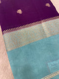 Premium Semi Chanderi Saree - Kanjeevaram Silk Mandir