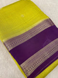 Premium Semi Chanderi Saree - Kanjeevaram Silk Mandir