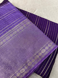 Premium Semi Chanderi Saree - Kanjeevaram Silk Mandir