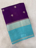 Premium Semi Chanderi Saree - Kanjeevaram Silk Mandir