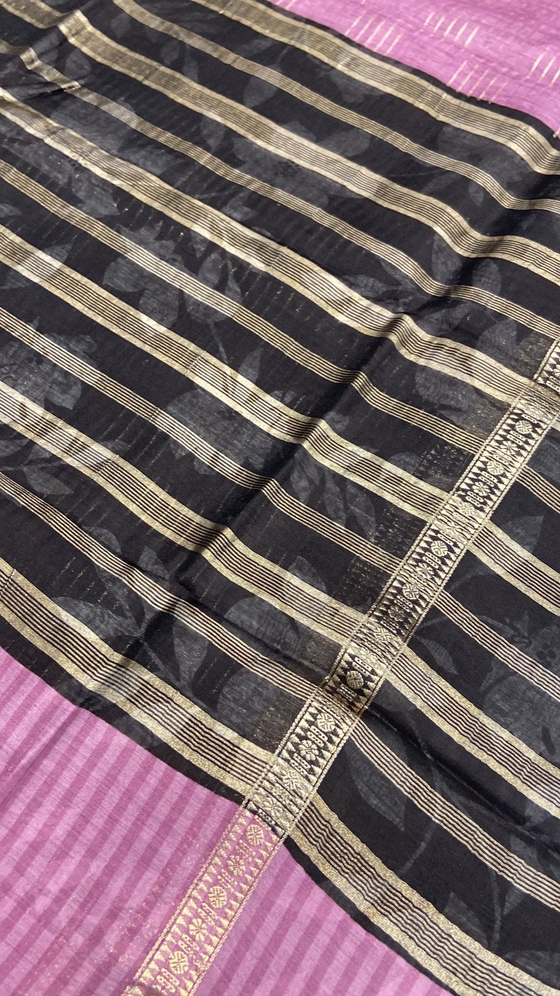 Premium Semi Chanderi Saree - Kanjeevaram Silk Mandir