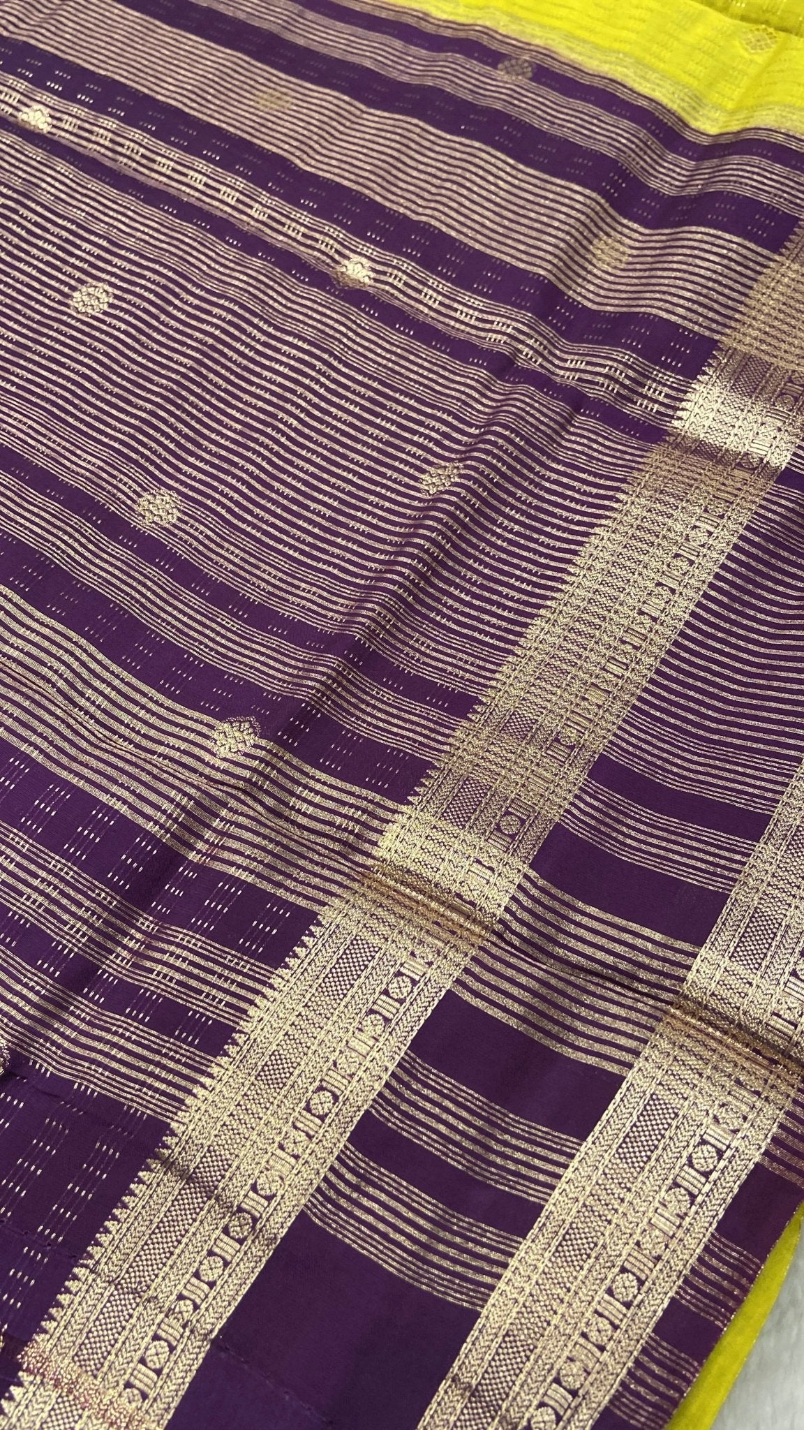 Premium Semi Chanderi Saree - Kanjeevaram Silk Mandir