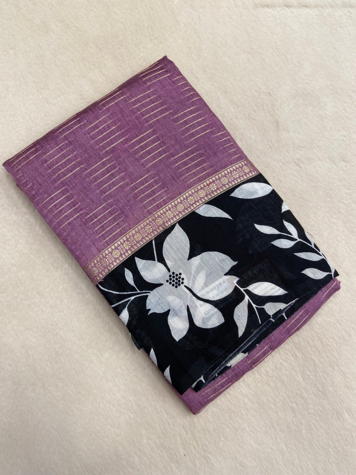 Premium Semi Chanderi Saree - Kanjeevaram Silk Mandir