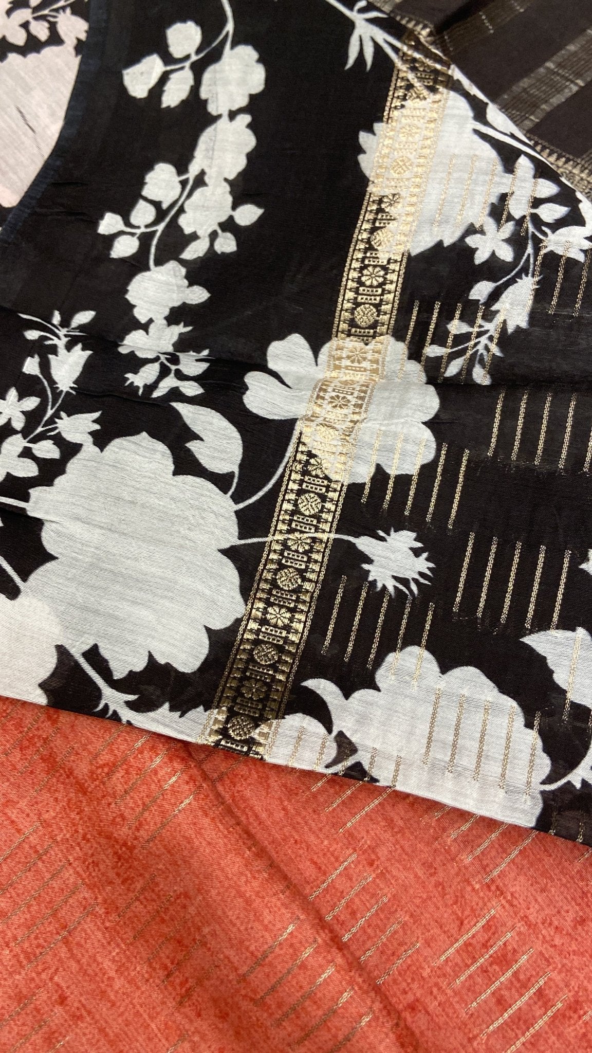 Premium Semi Chanderi Saree - Kanjeevaram Silk Mandir