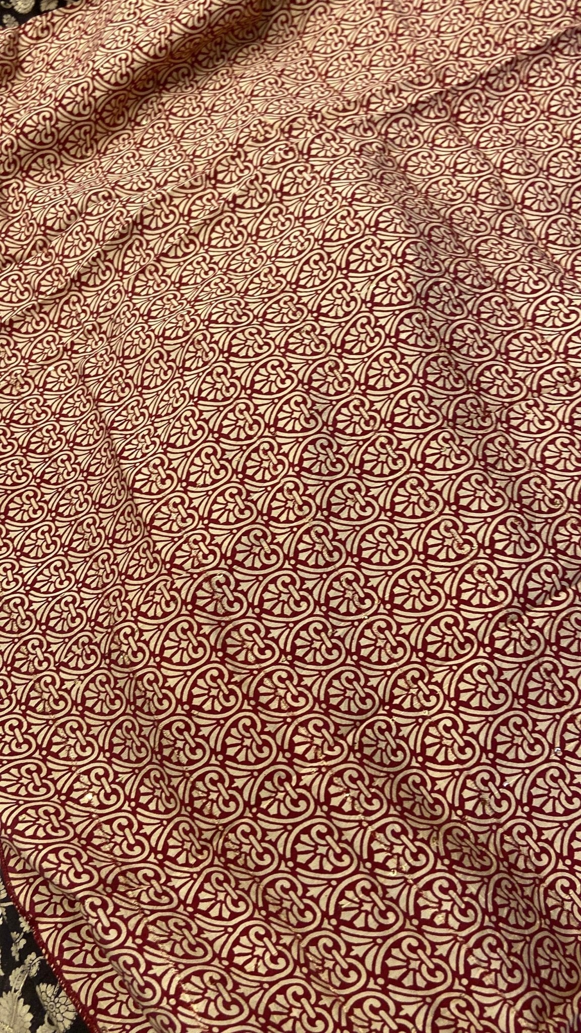 Premium Semi Chanderi Saree - Kanjeevaram Silk Mandir