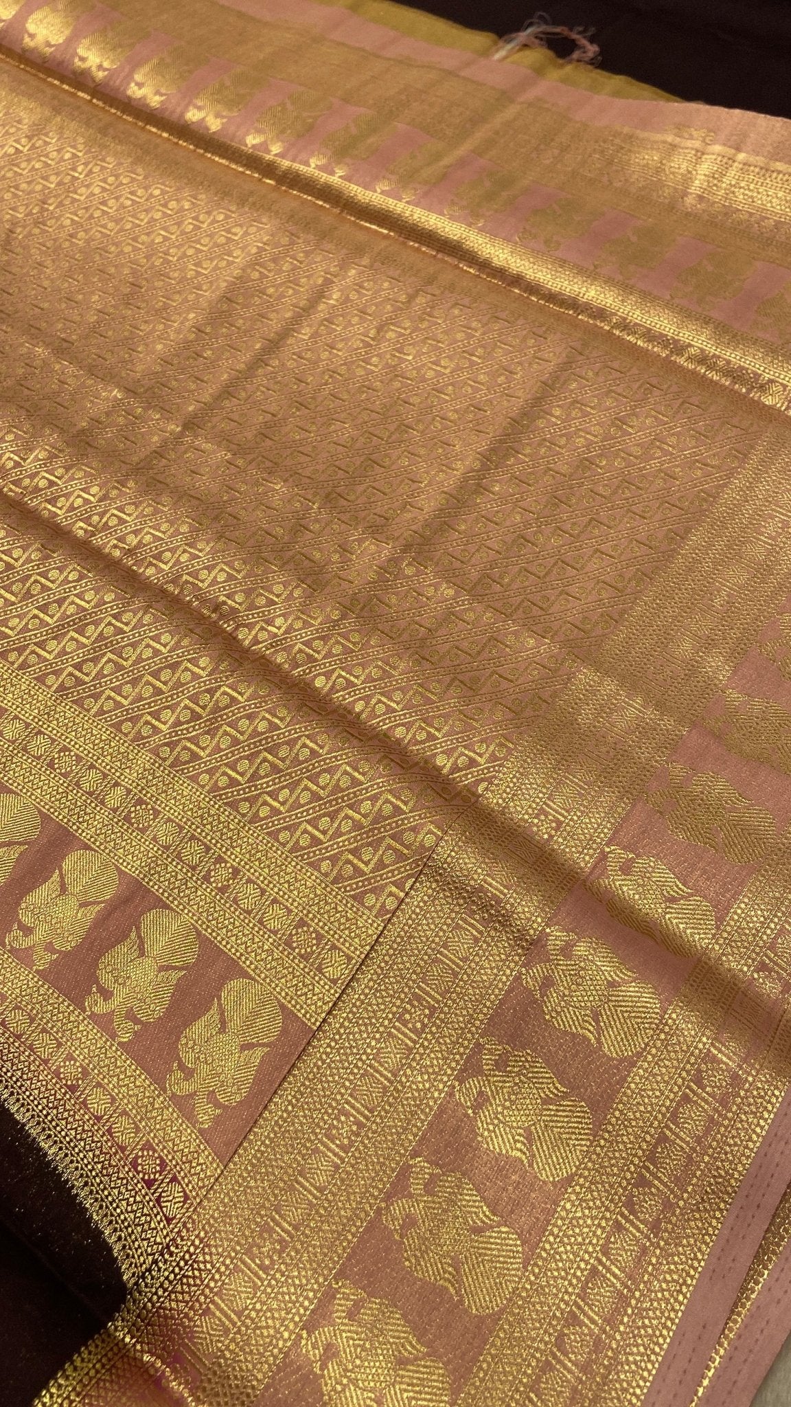 Premium Semi Crepe Mysore Silk Saree - Kanjeevaram Silk Mandir