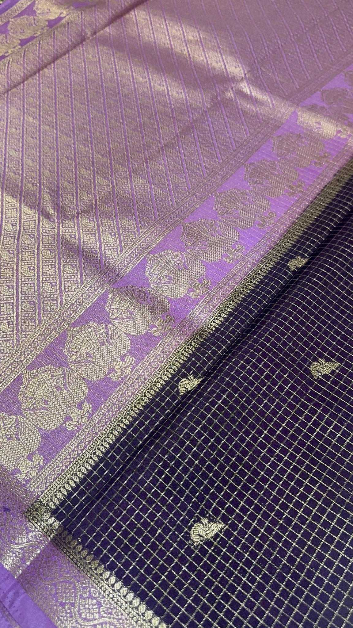 Premium Semi Crepe Mysore Silk Saree - Kanjeevaram Silk Mandir