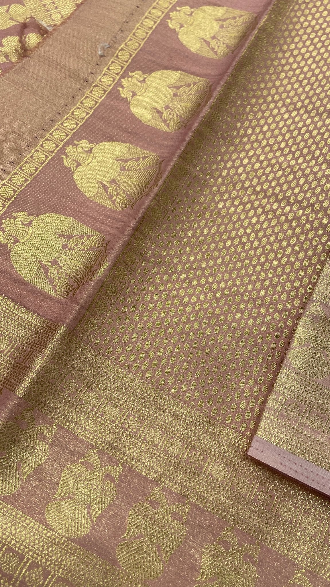Premium Semi Crepe Mysore Silk Saree - Kanjeevaram Silk Mandir