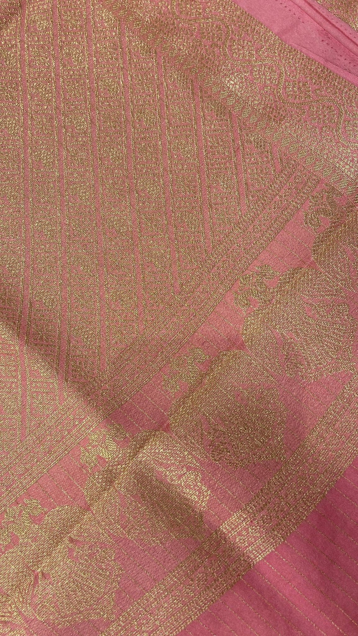 Premium Semi Crepe Mysore Silk Saree - Kanjeevaram Silk Mandir