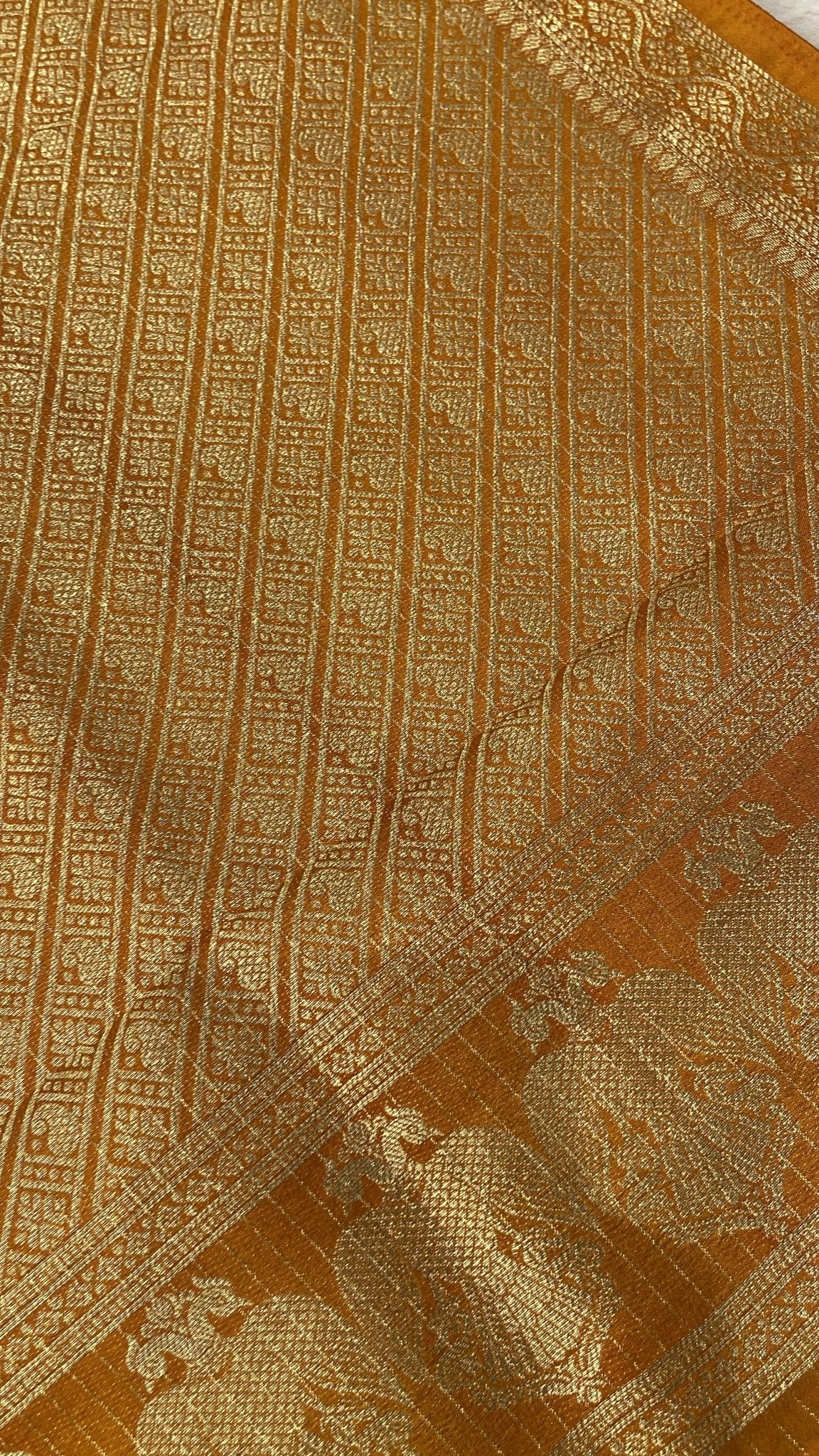 Premium Semi Crepe Mysore Silk Saree - Kanjeevaram Silk Mandir