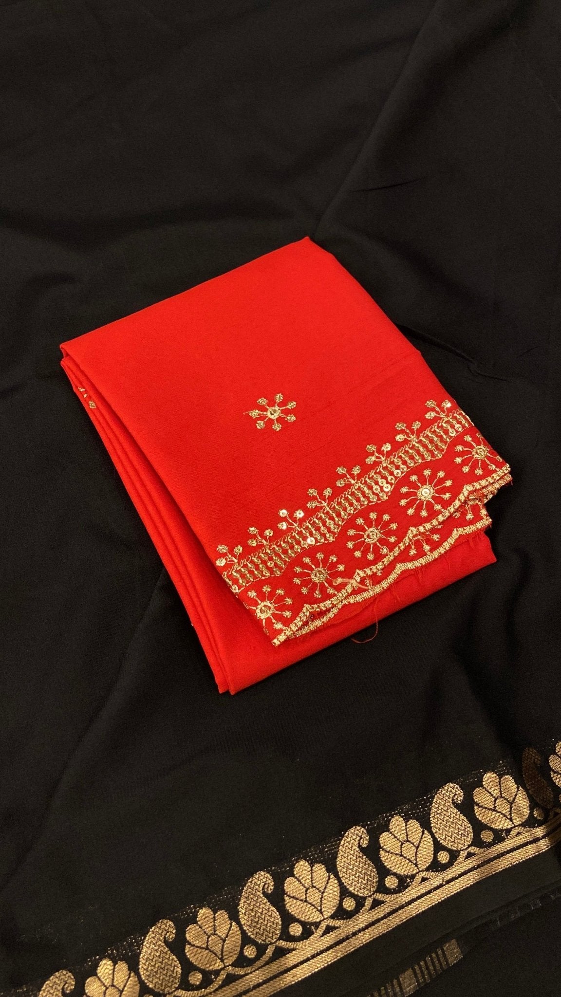 Premium semi crepe mysore silk saree with double blouse design - Kanjeevaram Silk Mandir