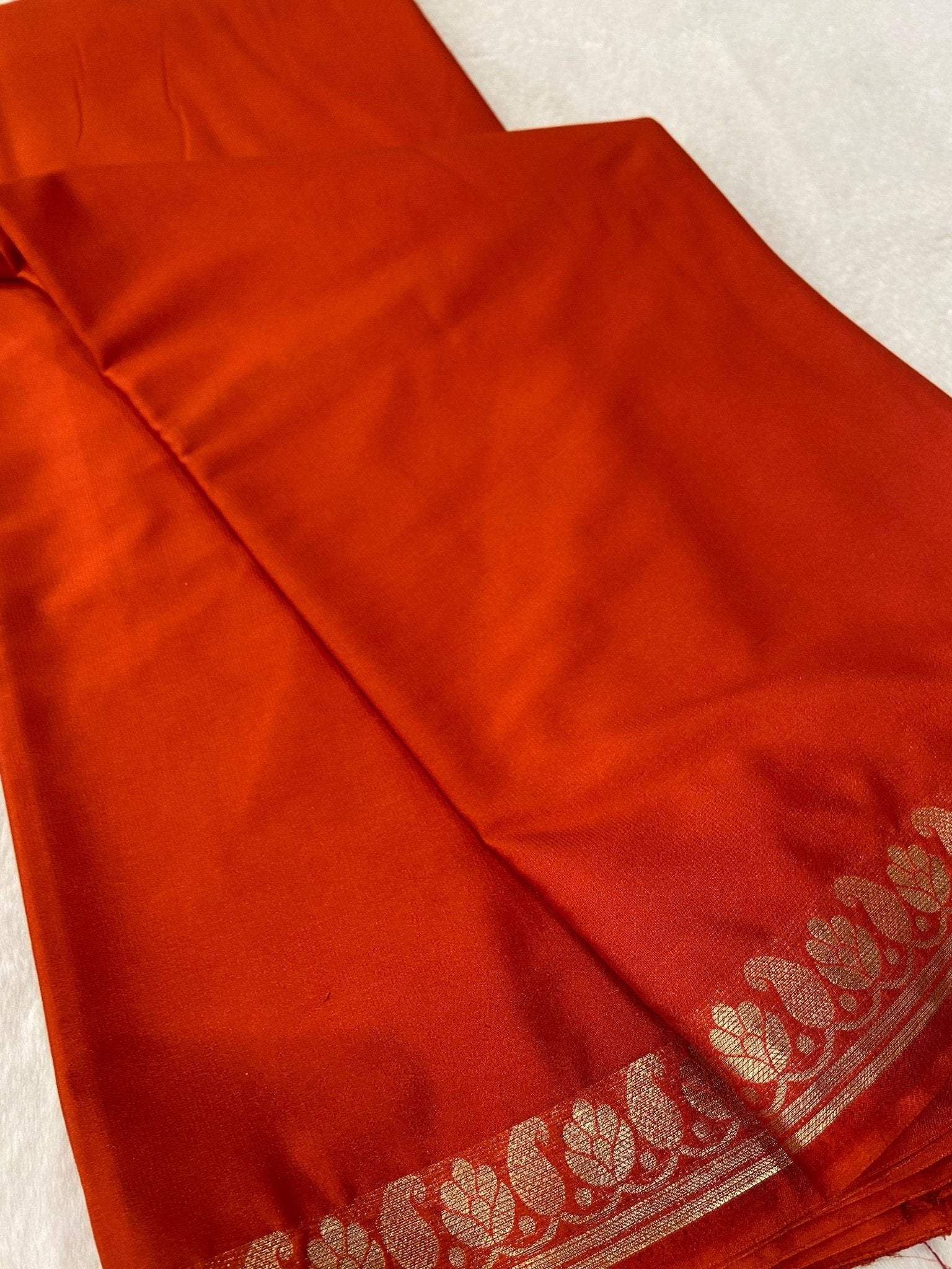 Premium semi crepe mysore silk saree with double blouse design🔥 - Kanjeevaram Silk Mandir