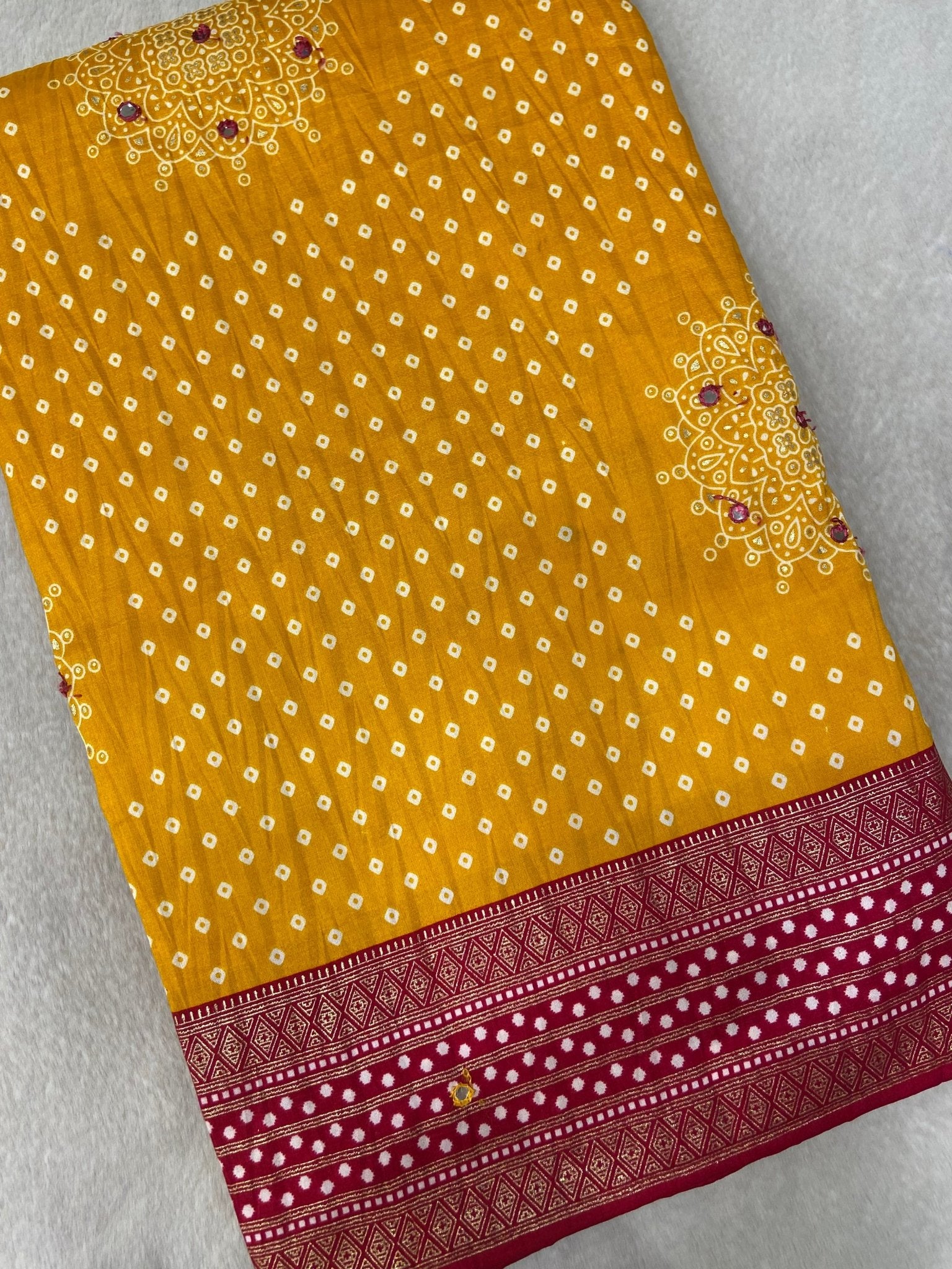 Premium Semi Gajji Modal Silk Saree - Kanjeevaram Silk Mandir