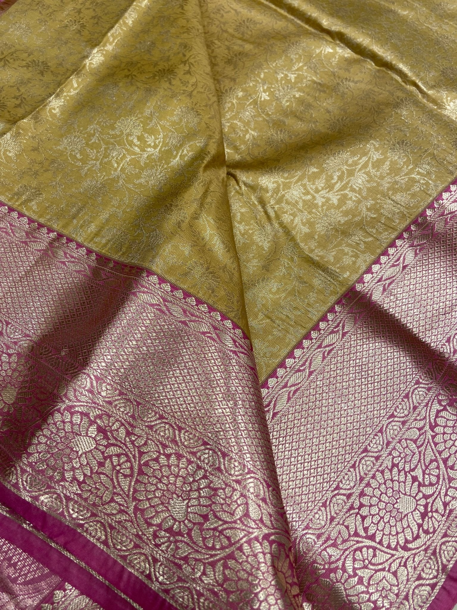 Premium Semi Kanchipuram Silk Saree - Kanjeevaram Silk Mandir