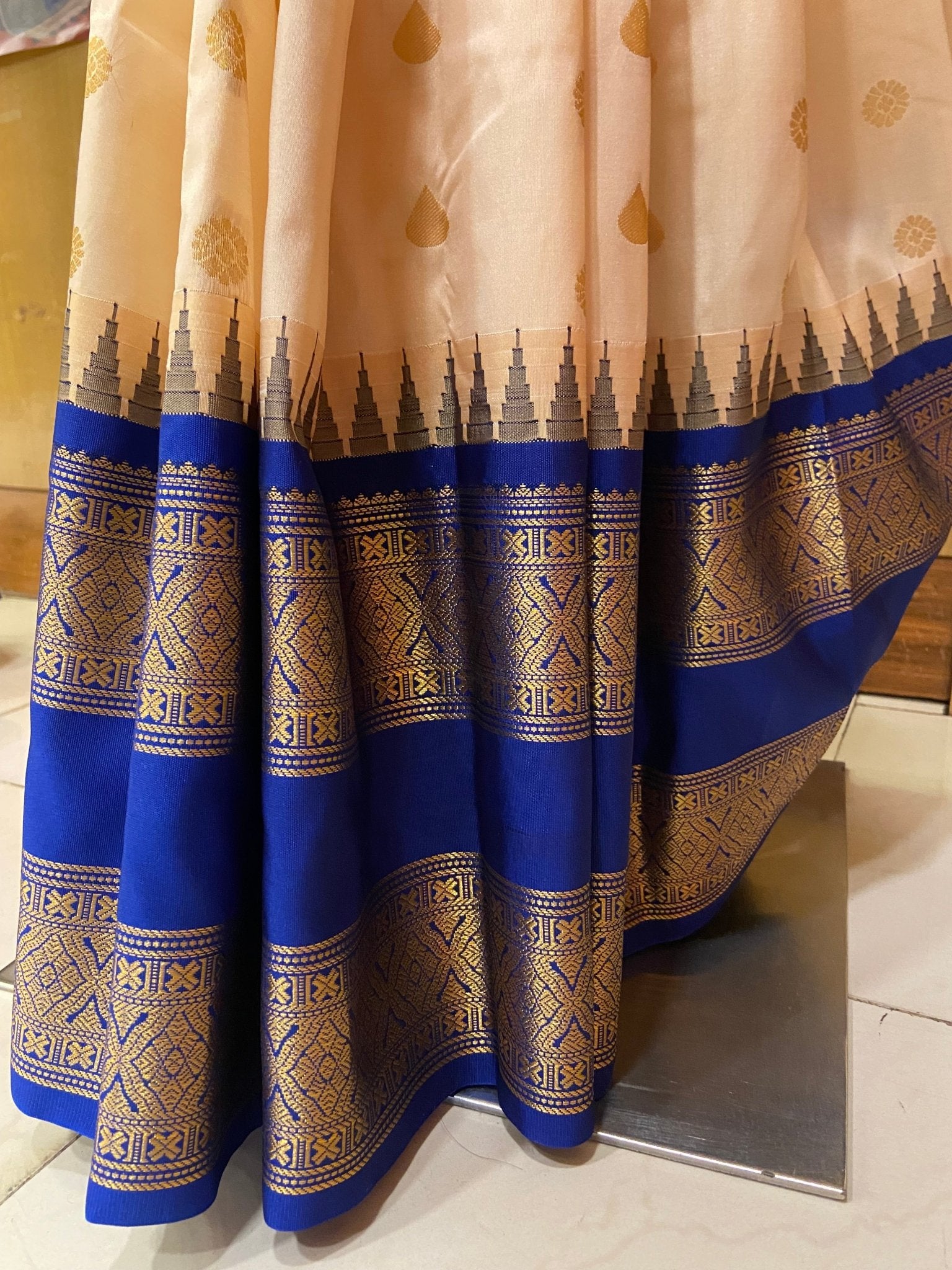 Premium Semi Kanchipuram Silk Saree - Kanjeevaram Silk Mandir