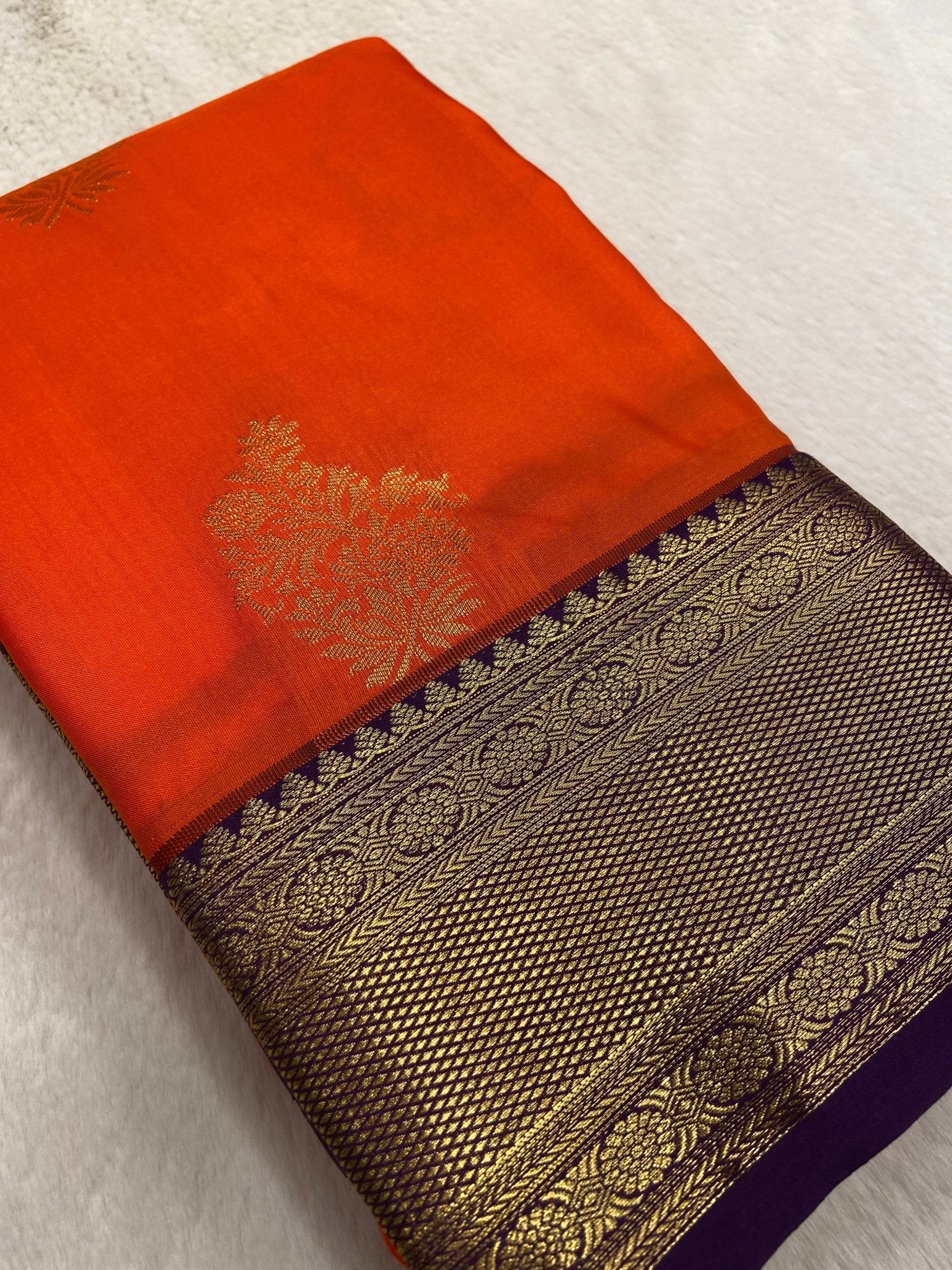 Premium Semi Kanchipuram Silk Saree - Kanjeevaram Silk Mandir