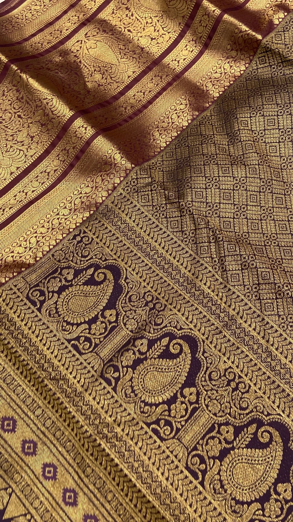 Premium Semi Kanchipuram Silk Saree - Kanjeevaram Silk Mandir