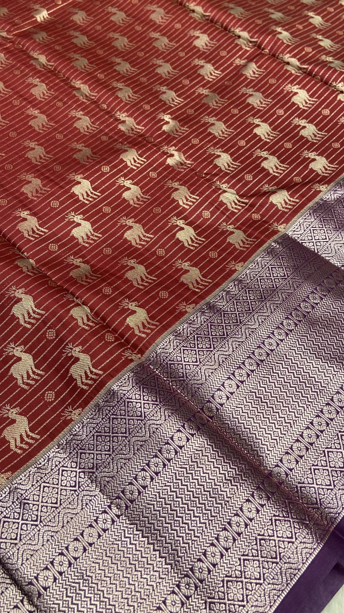 Premium Semi Kanchipuram Silk Saree - Kanjeevaram Silk Mandir