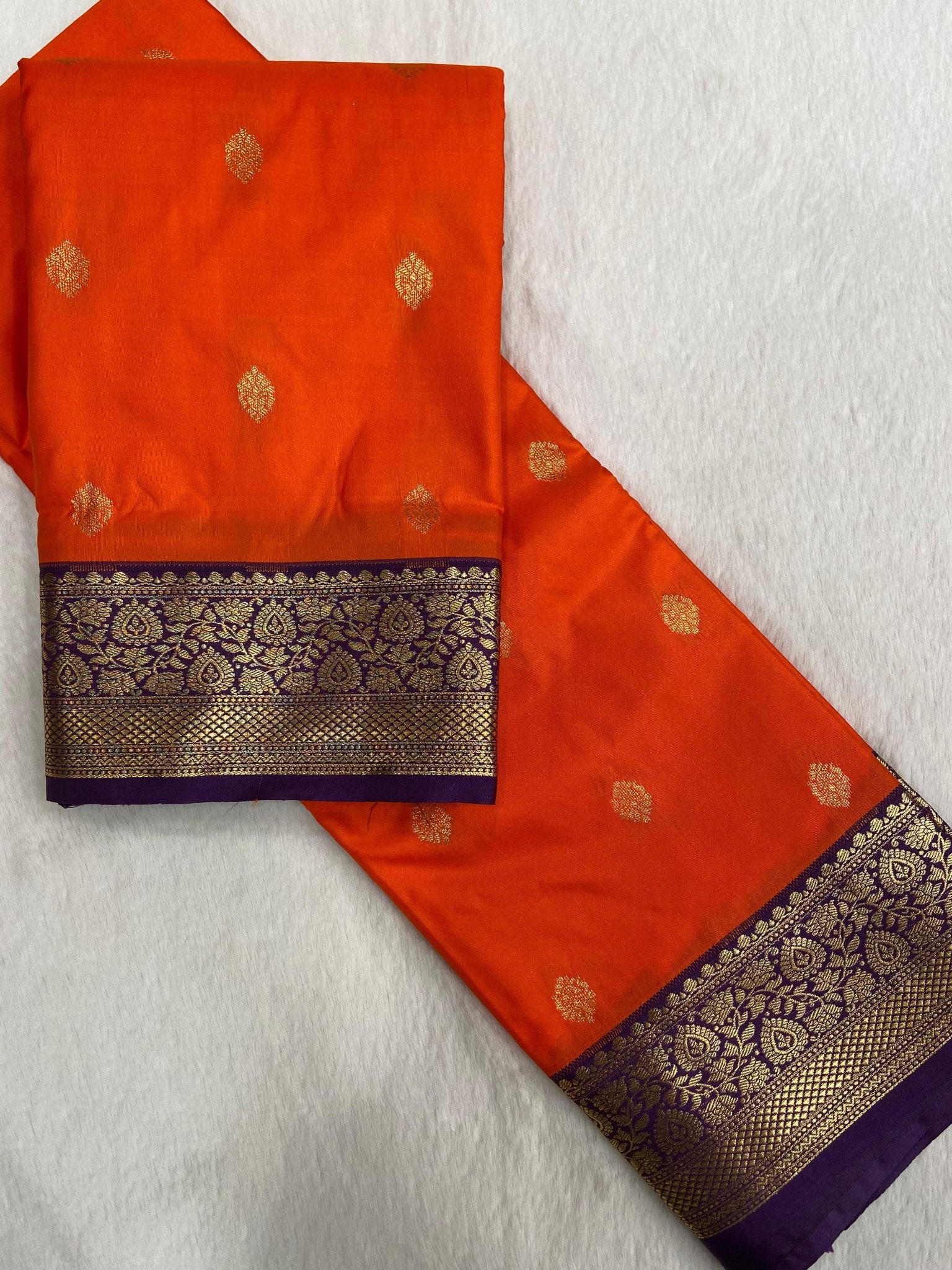 Premium Semi Kanchipuram Silk Saree - Kanjeevaram Silk Mandir