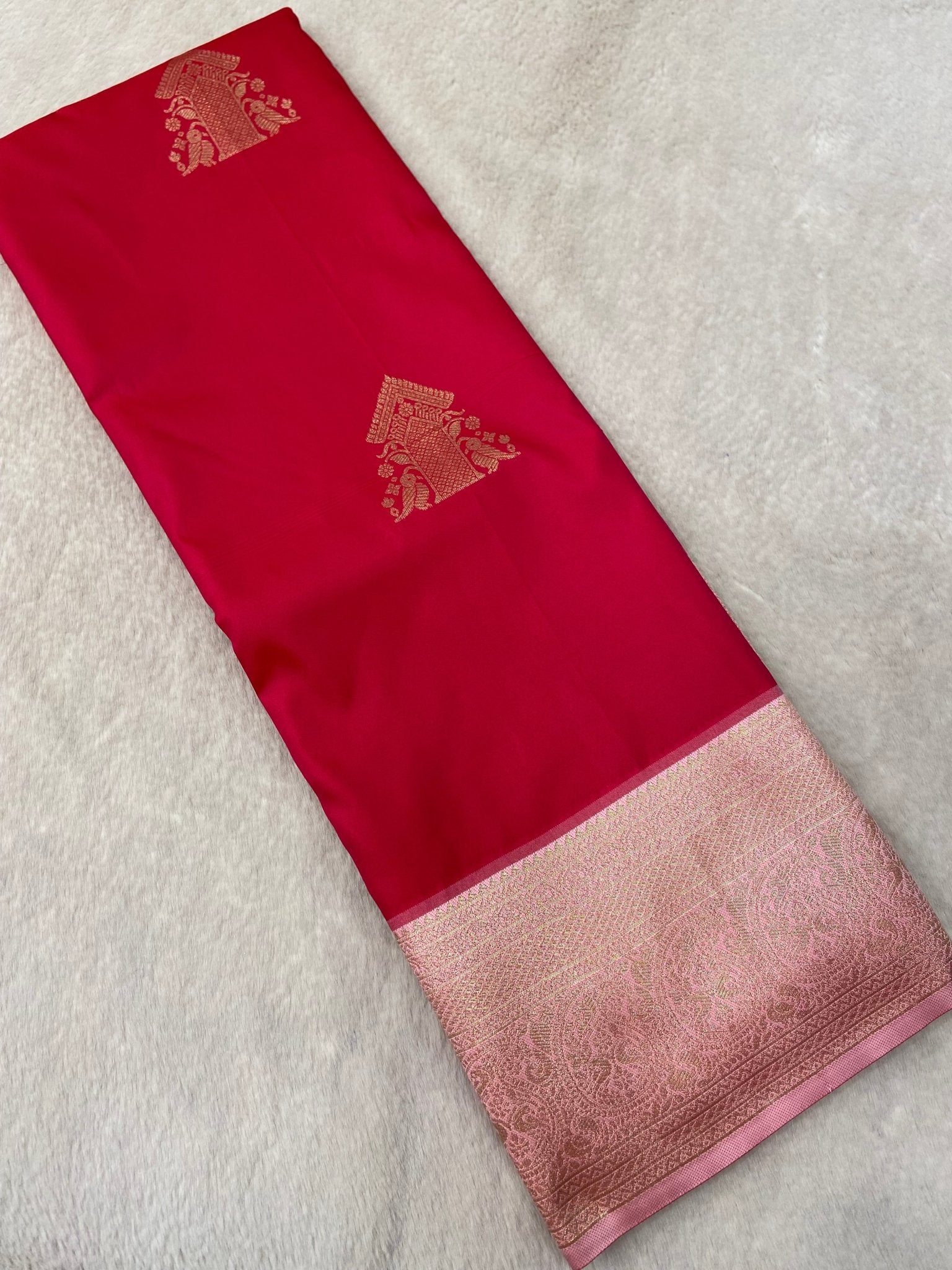 Premium Semi Kanchipuram Silk Saree - Kanjeevaram Silk Mandir