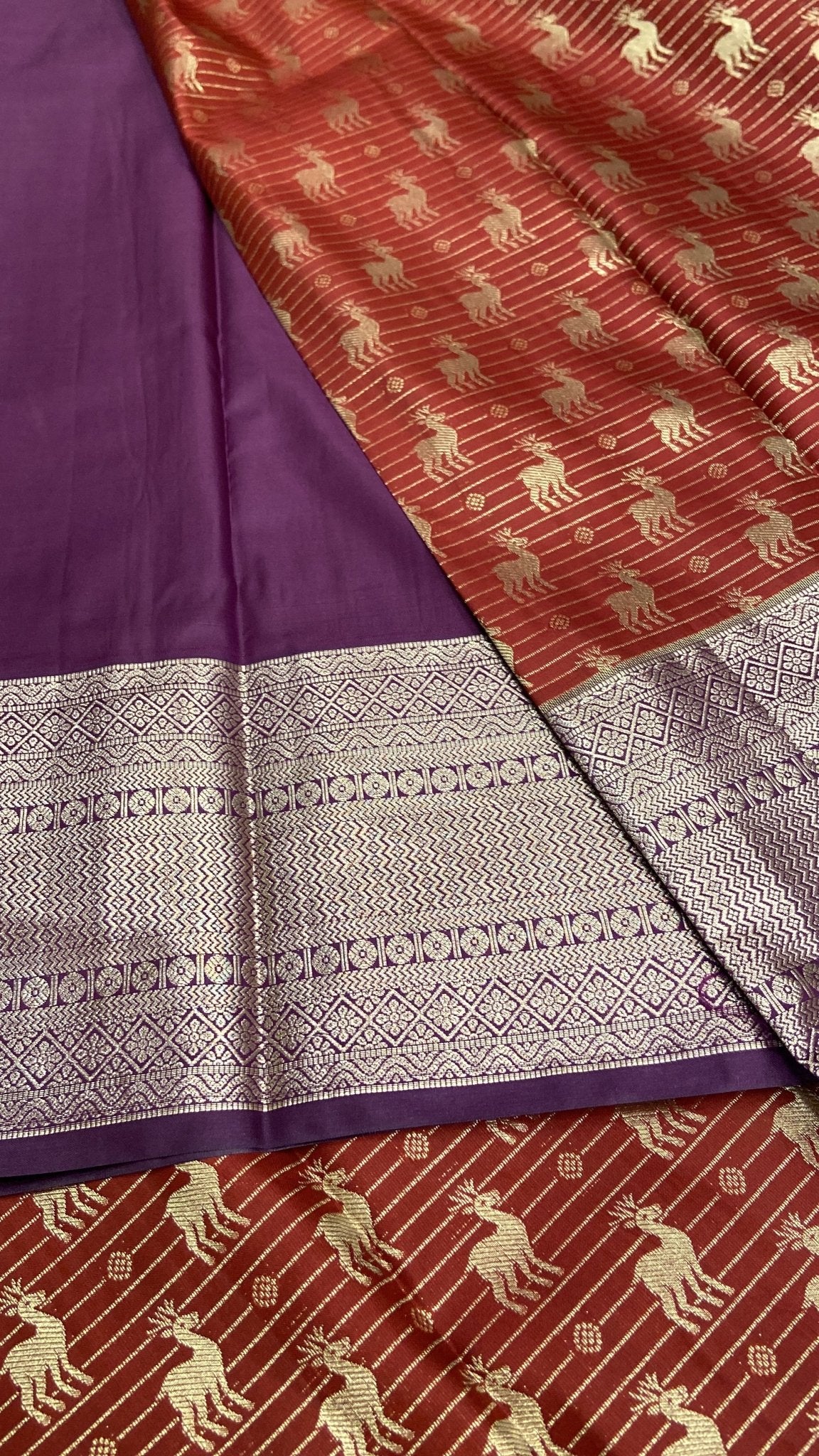 Premium Semi Kanchipuram Silk Saree - Kanjeevaram Silk Mandir