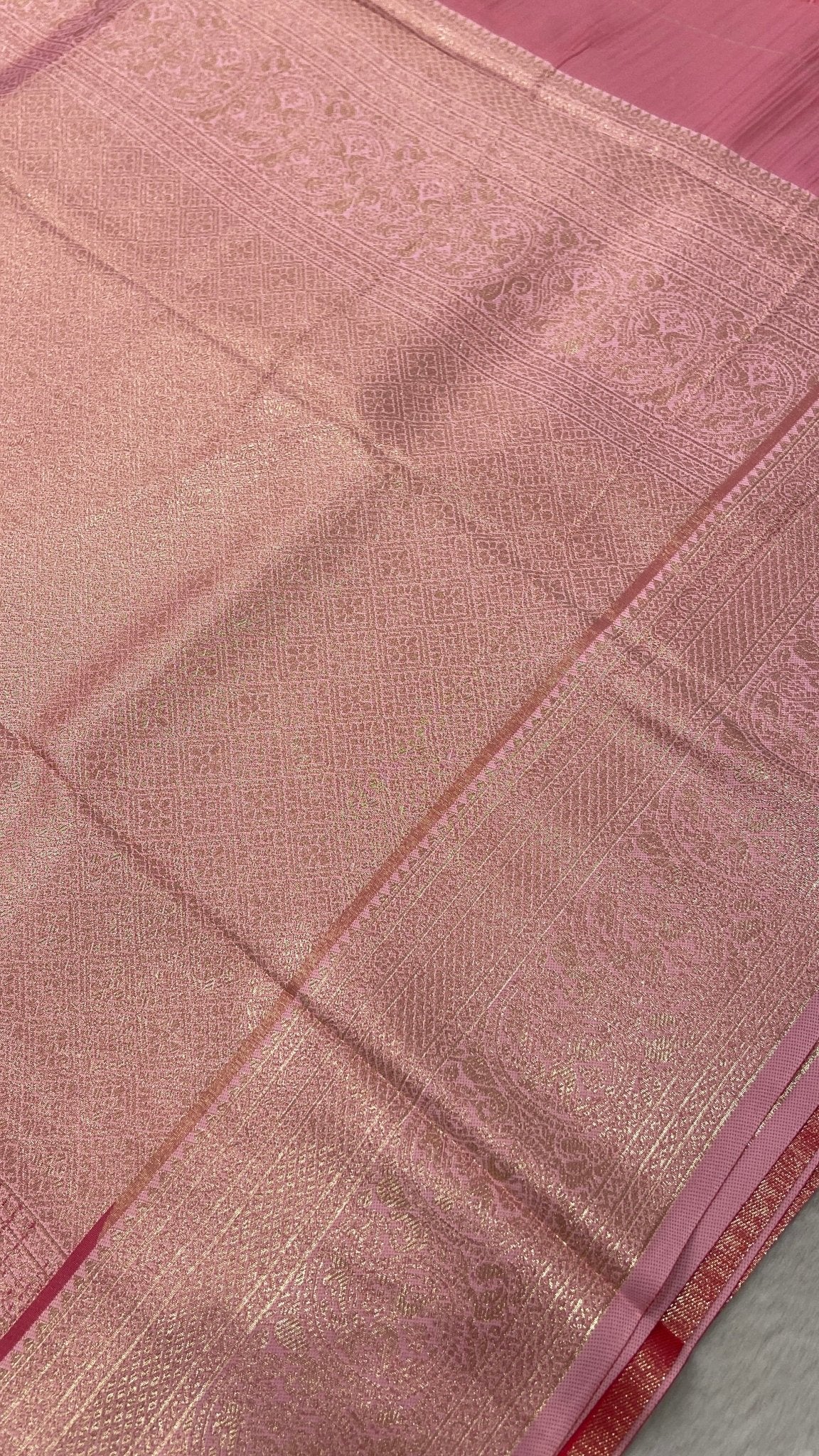 Premium Semi Kanchipuram Silk Saree - Kanjeevaram Silk Mandir