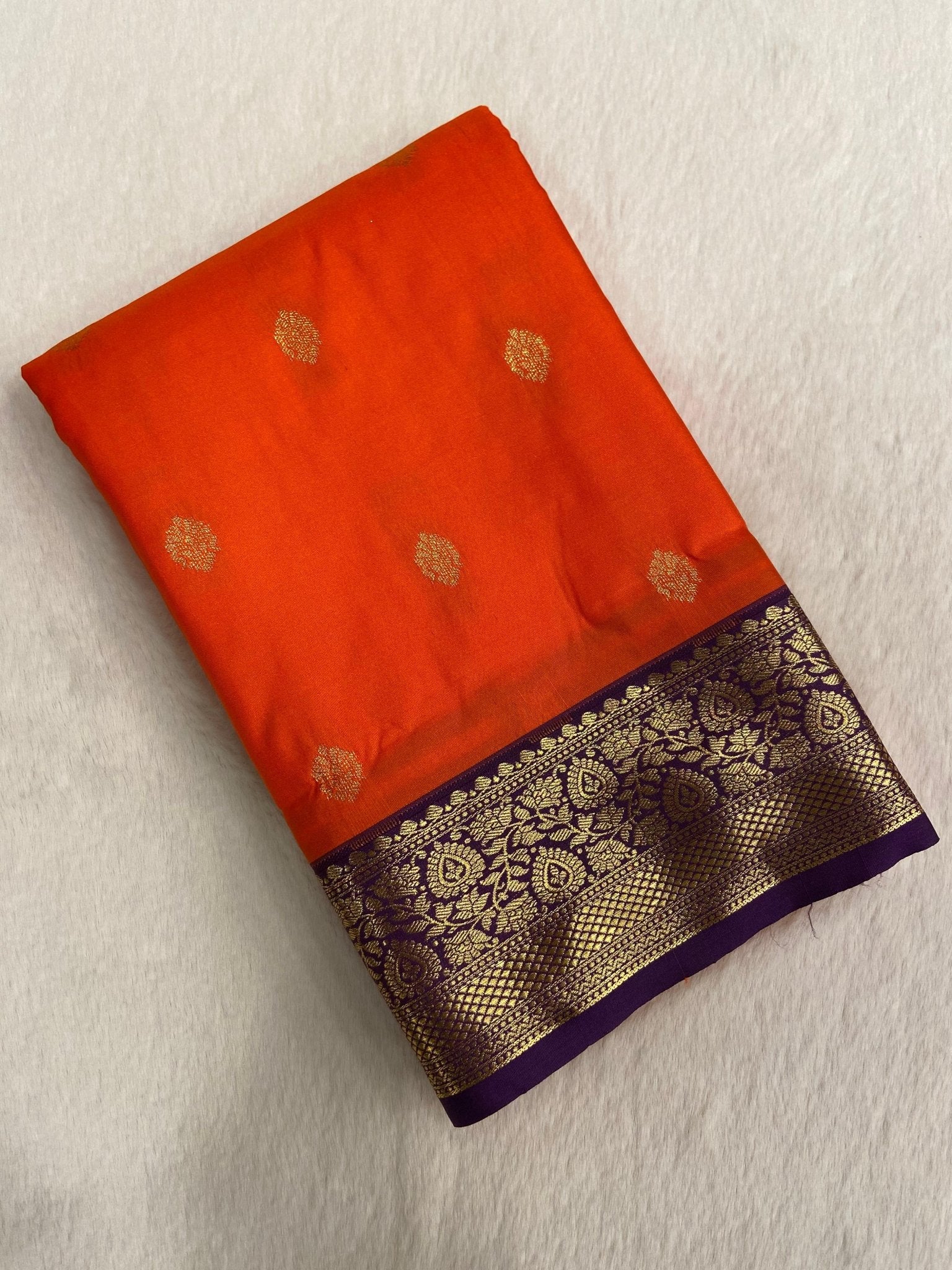 Premium Semi Kanchipuram Silk Saree - Kanjeevaram Silk Mandir