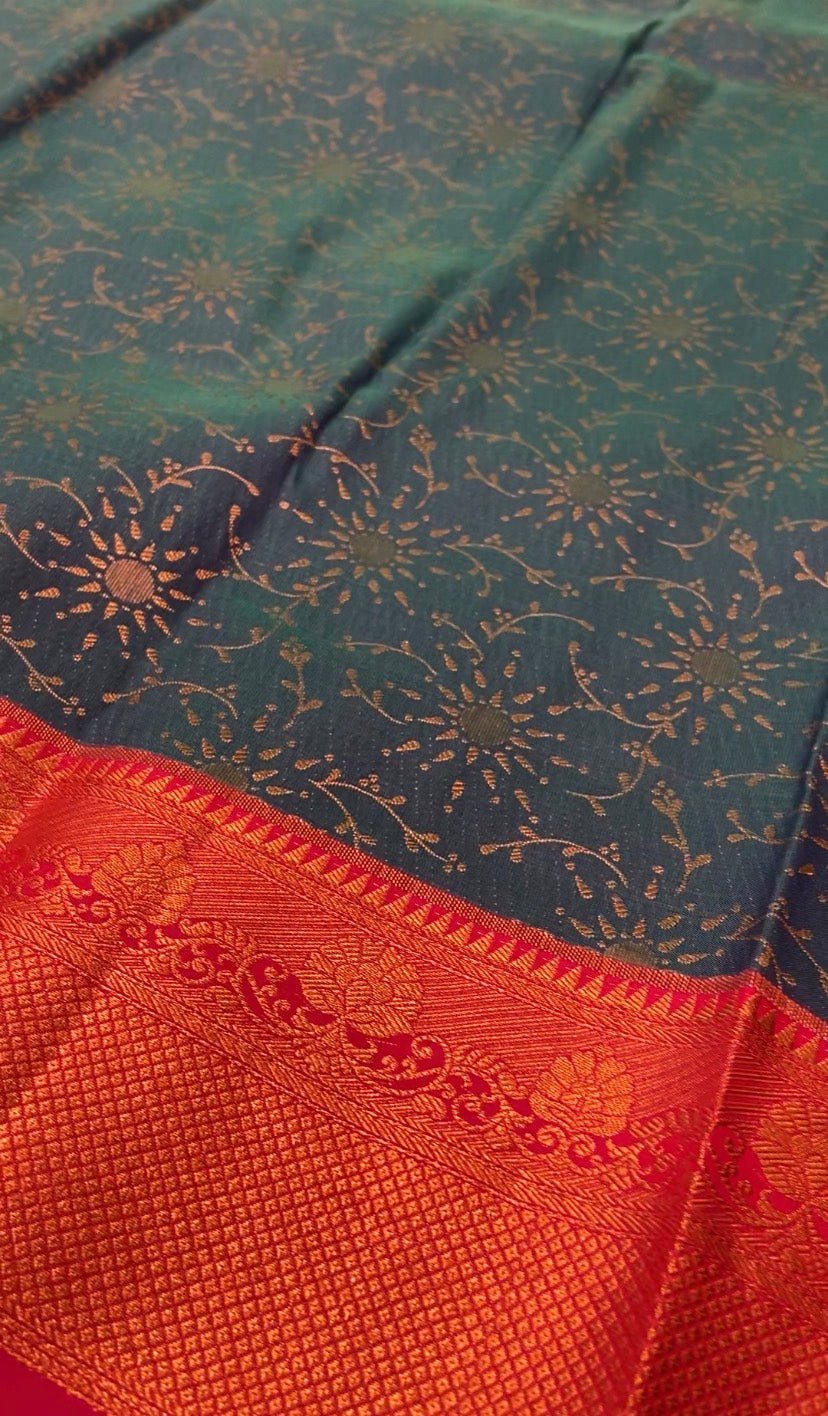 Premium Semi Kanchipuram Silk Saree - Kanjeevaram Silk Mandir