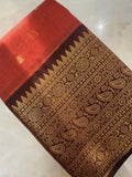 Premium semi Kanchipuram silk saree - Kanjeevaram Silk Mandir