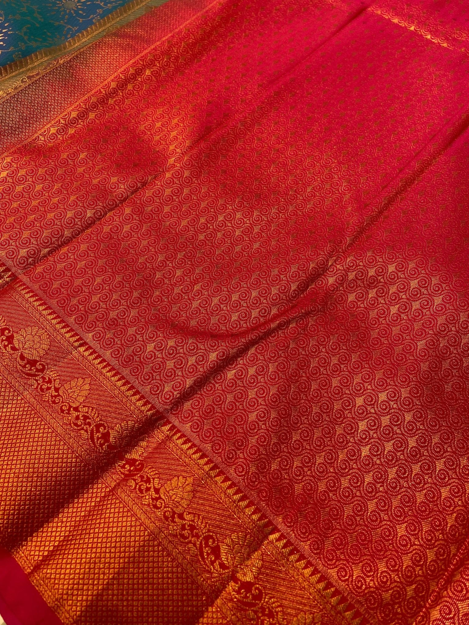 Premium Semi Kanchipuram Silk Saree - Kanjeevaram Silk Mandir