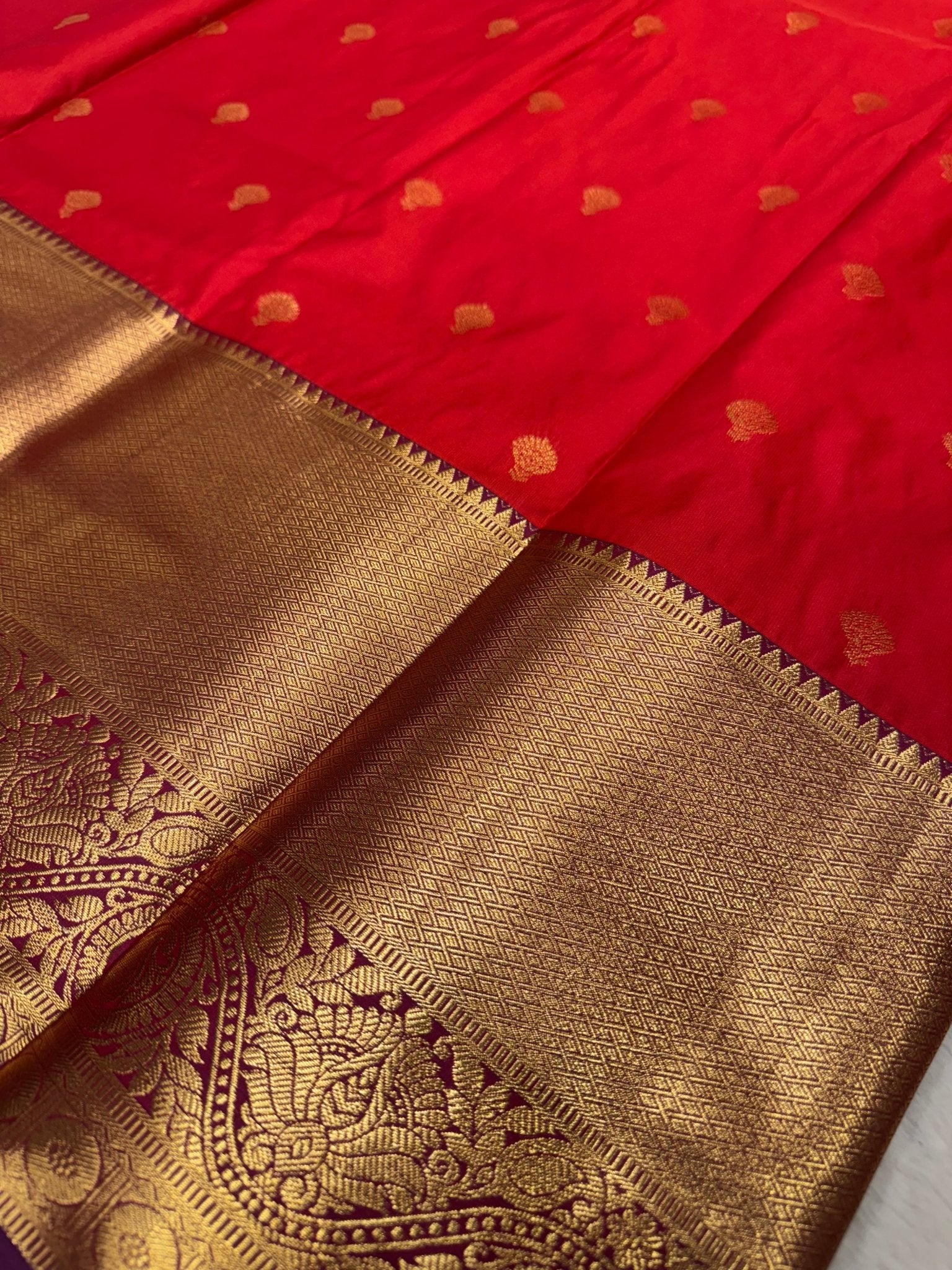 Premium Semi Kanchipuram Silk Saree - Kanjeevaram Silk Mandir