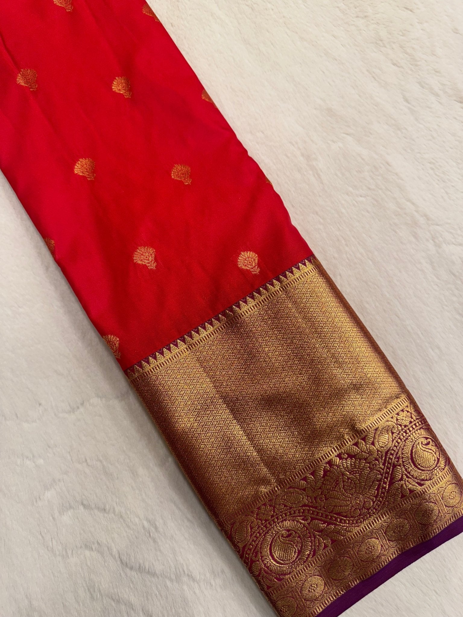 Premium Semi Kanchipuram Silk Saree - Kanjeevaram Silk Mandir